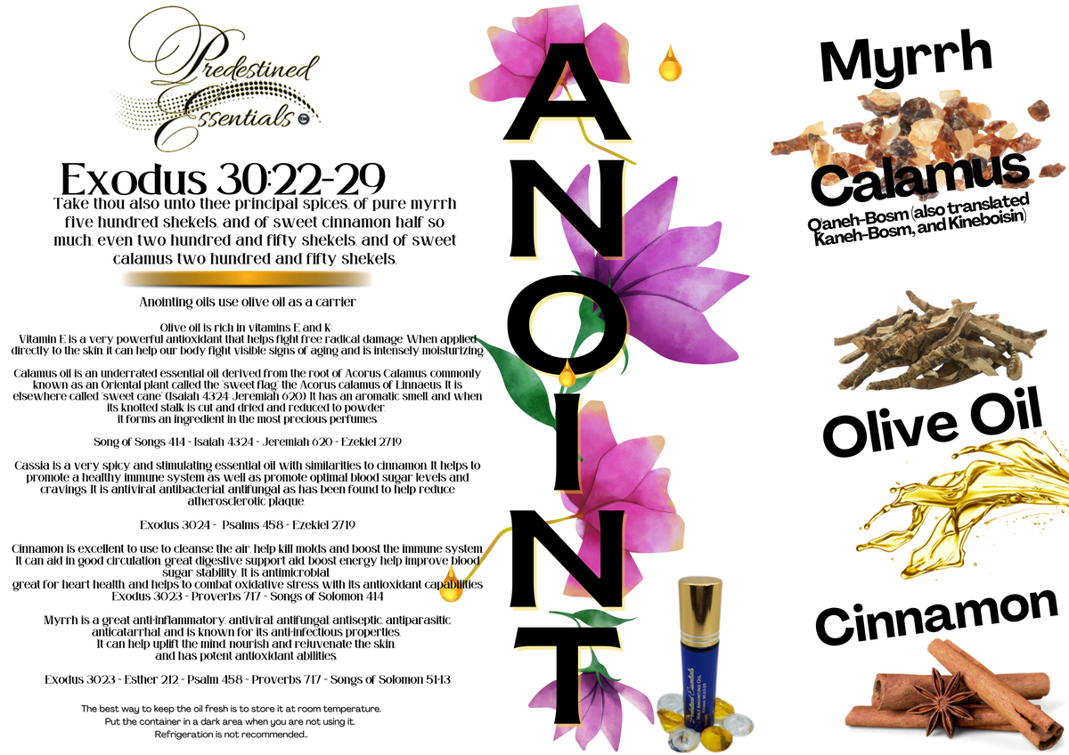 Holy Anointing Oil 4 Oz. Bottle